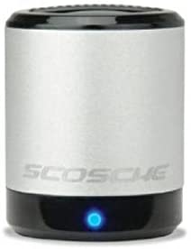 Scosche PMSSR boomCAN 3.5mm Aux Portable Speaker (Silver)