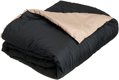 Martex Reversible Full/Queen Comforter, Ebony/Khaki