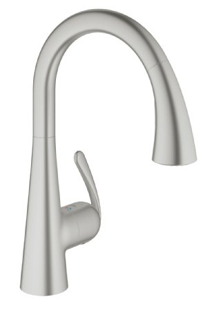 Grohe 32298DC1 Ladylux3 Café Single-handle Dual Spray Pull-Down Kitchen Faucet