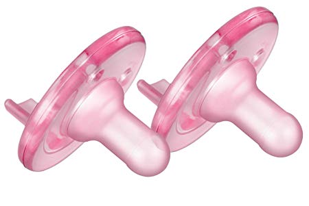 Philips Avent Soothie Pacifier, 3  months, pink/pink, 2 pack, SCF192/07