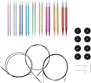 Knit Picks Options Aluminum Interchangeable Circular Knitting Needle Set (Prism)