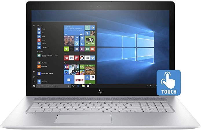 HP Envy - 17t Home and Business Laptop (Intel i7-10510U 4-Core, 32GB RAM, 512GB m.2 SATA SSD   1TB 25 HDD, 17.3" Touch Full HD (1920x1080), NVIDIA GeForce MX250, Fingerprint, WiFi, Win 10 Home)