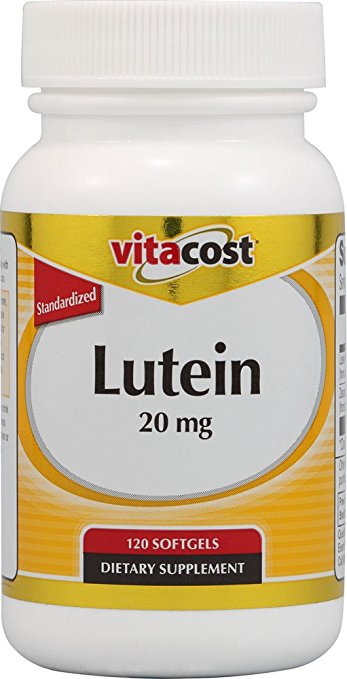 Vitacost Lutein 20 mg with Zeaxanthin Featuring Lutemax -- 120 Softgels