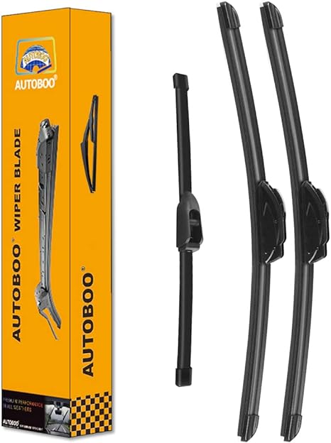 AUTOBOO 28" 14" Windshield Wipers with 13 Inch Rear Wiper Blade Replacement for Hyundai Elantra 2012-2016,Hyundai Elantra GT 2013 2014 2015 2016 2017 -Original Factory Quality (Pack of 3)