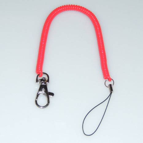 Red Handbag Purse Keys Mobile Phone Theft Pickpocket Holiday Security Cable - FREE SHIPPING to all UK (excluding Channel Islands)