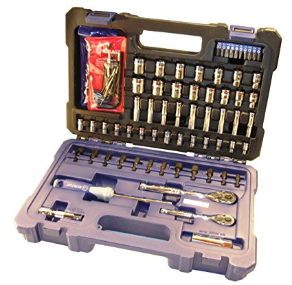 Kobalt 93-Piece Standard/Metric Mechanics Tool Set with Case 85179