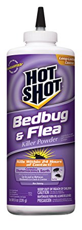 Hot Shot HG-96084  Bedbug and Flea Killer Powder, 8-Ounce