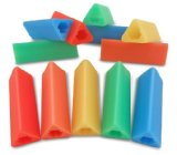 The Classics 12-Pack Triangle Pencil Grips Assorted Bright Colors 175-Inch Long TPG-16212