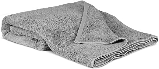 100% Cotton Eco-Friendly, Soft and Super Absorbent Oversized Turkish Bath Sheet Towel, 40’’ x 80’’ (Gray, 1 Piece)