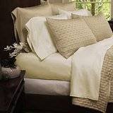 Bamboo Comfort 1800 Series 1 Fitted Sheet, 1 Flat Sheet, 2 Pillow Cases, Eco Friendly, Wrinkle Free, Extra Soft Size Queen, Color Cream