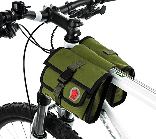 ArcEnCiel Water-Resistant Military Style Bicycle Bag