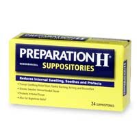 Preparation H Suppositories 24'S sku105767