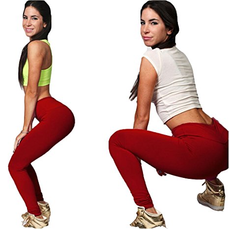 Mildness Stretch matte leggings treadmill yoga pants female candy colored hot models