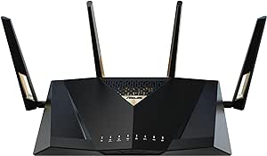 ASUS RT-BE88U Dual-Band WiFi 7 AiMesh Extendable Performance Router, 4K-QAM, MLO, Dual 10G Ports, SFP , 4X 2.5G Ports, 4X 1G Ports, 34G WAN/LAN Capacity, Network Security, Built-in VPN