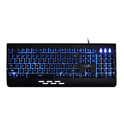 Redgear Blaze 3 colour backlit gaming keyboard with full aluminium body & windows key lock