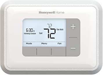 Honeywell Home Home RTH6360D1002 Programmable Thermostat, 5-2 Schedule, 1-Pack, White