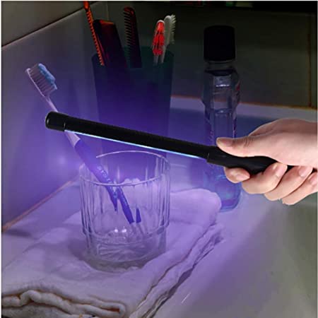 Portable UV Sanitizer Wand, Handheld UV Light Sterilizer, Travel Size Air Purifier(3W)