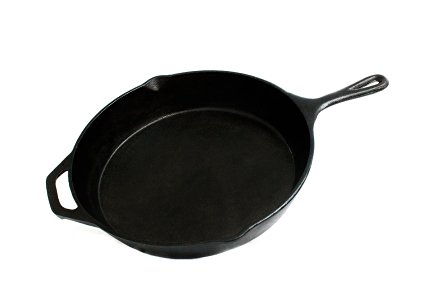 Pre-Seasoned Cast Iron Skillet by FS Kitchen (12.5 Inch) Great for Stovetop, Oven, Grill, or Campfire – Professional Grade Cookware Pan for Flavor Enhancing, Easy to Clean, and Long Lasting Durability
