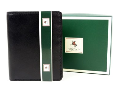 Visconti Heritage-11 Soft Thin Leather Quad Fold Photo Id Wallets