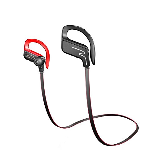 Azpen Bluetooth Earbuds,Bluetooth Headsets Wireless In-Ear Sports Sweatproof Earphones Noise Cancelling Headsets with Mic for Running,Black