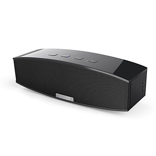 Anker Premium Stereo Bluetooth 40 Speaker A3143 20W Output from Dual 10W Drivers with Two Passive Subwoofers Portable Wireless Speaker for iPhone iPad Samsung Nexus HTC and More