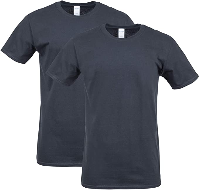 Gildan Men's Softstyle Cotton T-Shirt, Style G64000, 2-Pack