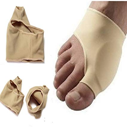 DANCINGNAIL 2pcs Bunion Pads Sleeves Hallux Valgus Protector Corrector Toe Sperator Pain Relief