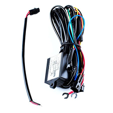 PODOY 12V DRL Daytime Running Light Relay Control Switch Harness for Auto Car Controller On/Off