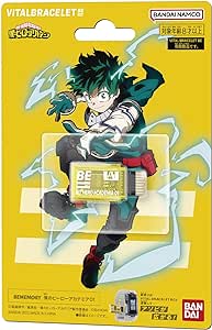 Bandai My Hero Academia Vital Bracelet BE Memory Card | Memory Card Compatible with Vital Bracelet BE Digital Watch | Raise 25 Characters from The My Hero Academia Anime and Manga | Great Anime Gift