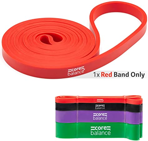 Core Balance Resistance Bands Long Loop, Light To Extra Heavy, Natural Latex, Yoga Exercise Gym Pull Ups Crossfit, Men Women