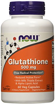 Now Foods Glutathione - Cellular Antioxidant - 500 Mg 60 Vcaps