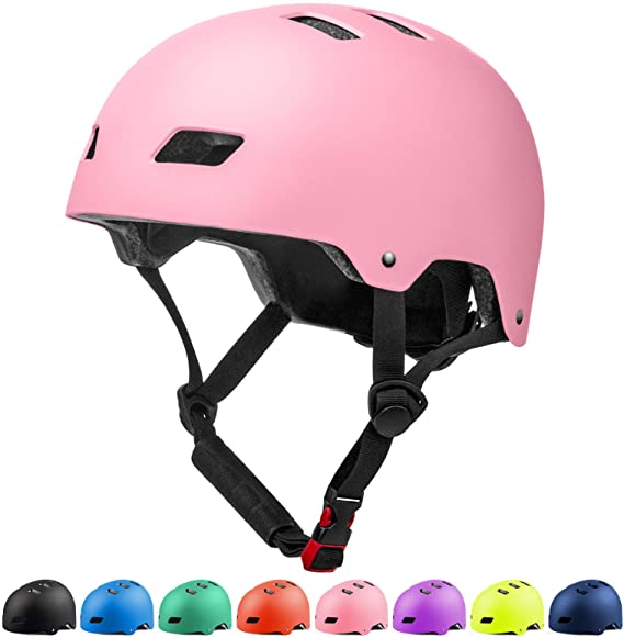 Kids Bike Helmet Toddler Helmet for Boys Girls Bicycle Helmet Ages 2-8 Years Old Skateboard Scooter Cycling Adjustable and Multi-Sport Helmet Lightweight Skateboarding Helmet for Toddler to Youth