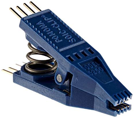 Pomona 5250 SOIC Test Clip, 8 Pin, 0.050" Lead Spacing, 0.430" Width (Pack of 5)