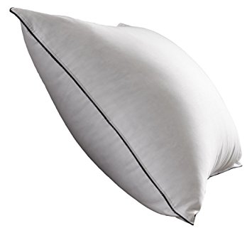 Pacific Coast Feather Company 26216 Double Down Around Down and Feather Pillow with Cotton Cover, Queen