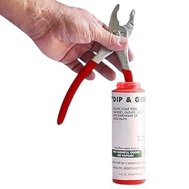 Dip and Grip Rubberized Plastic Coating-Red Coating