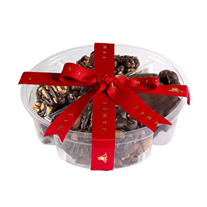 Box of Caramel Chocolate Nuts - Gourmet Chocolate Nuts Gift Box, Vegan, Kosher (1 pound )