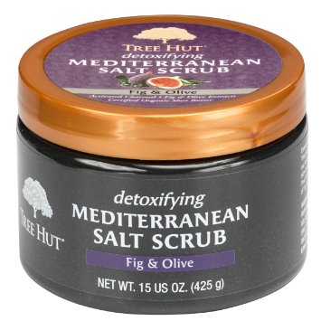 Tree Hut Mediterranean Salt Scrub, Fig and Olive, 15 Ounce