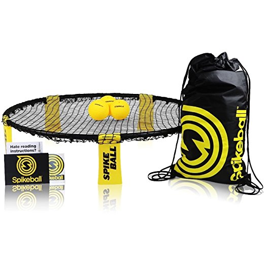 Spikeball Outdoor Toys Garden Games Ball Activity Sports Set - As Seen On Shark Tank - Play on Lawn, Yard, Beach, Football Field - Includes Net, 3 Balls, Bag, Rule Book - Great Gift for Kids, Family, Teens, Boys, Adults