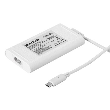 JoyNano 29W USB-C Power Adapter 14.5V 2A Plus 5V 2A USB Charger Compatible Apple Macbook 12-inch Retina Display Type-C Connector Ultra-Slim White