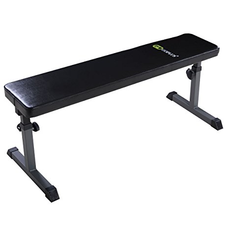 Goplus Adjustable Sit Up Bench Flat Crunch Board AB Abdominal Fitness Strength