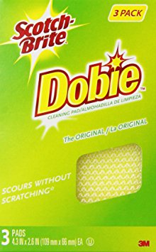 Scotch-Brite Dobie All-Purpose Pads, 3-Count (Pack of 8)