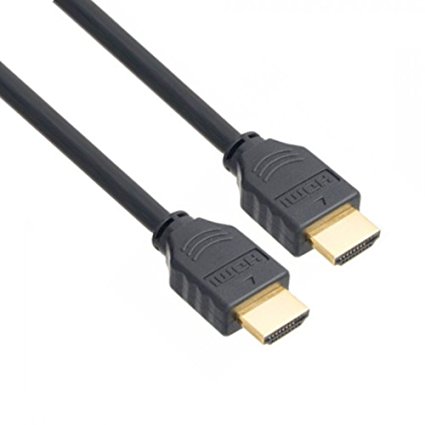 High Speed HDMI Cable 6 ft - 2.0 Ultra HD 4K Category 2 Cord - Ethernet, Audio Return Channel, 3D, 1080P - Xbox PlayStation PS3 PS4 PC Apple TV Laptop