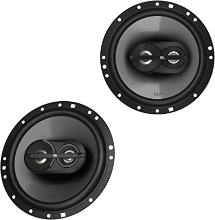 JBL CS763 CS-Series 6.5In 135 Watts Peak 3-Way Coaxial Car Audio Loudspeaker , Black