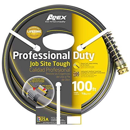 Apex, 888VR-100, Professional Duty Water Hose, 5/8 Inch by 100 Feet