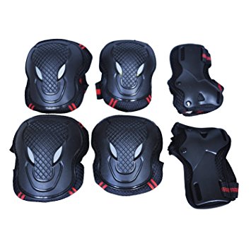 Skate Protective Gear - TOOGOO(R)Kneepad elbow pad wrist pad