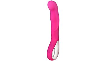 Luxvib Long Neck Vibrating Wand / Seven Mode Frequency Massager / Water Proof / Rechargeable Vibrating Therapeutic Wand Massager (pink)