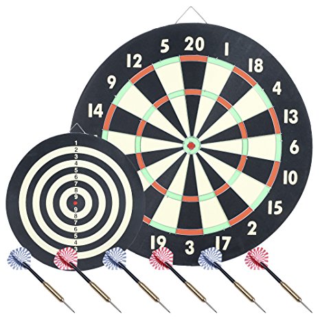Trademark Global Game Room Dartboard Set with 6 Darts