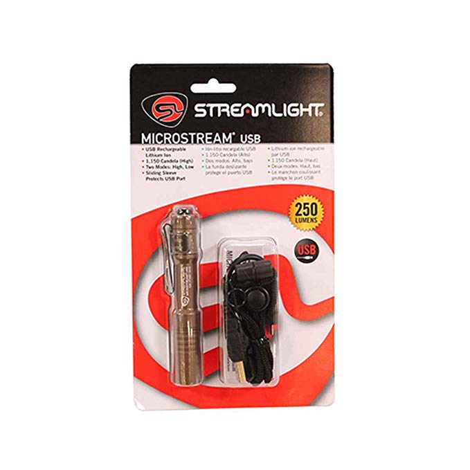 Streamlight 66608 Flashlight Micro Stream USB - Coyote
