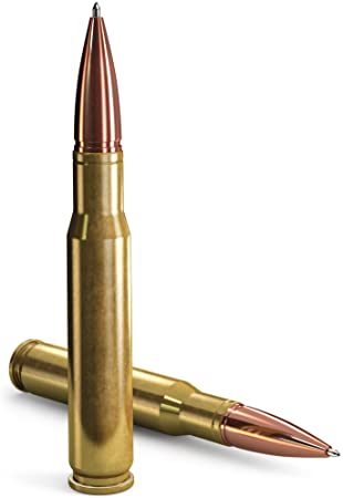 50 BMG Real Authentic Brass Casing Refillable Twist Pen - Tactical Gift Box - Made in the USA