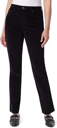 Gloria Vanderbilt Women's Amanda Corduroy Slim High Rise Pant